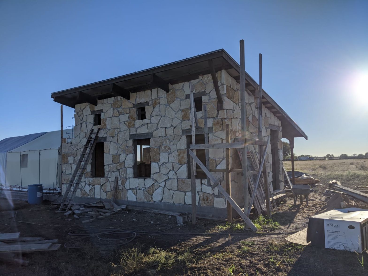 four walls and a roof